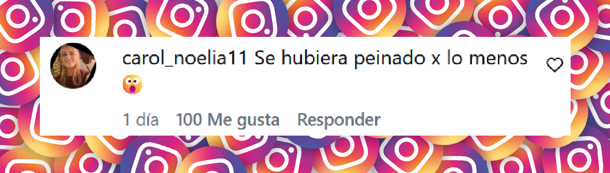 Comentario de una usuaria sobre la apariencia de Stephanie Cayo en los Premios Platino | Fuente: Instagram/saleelsoltv