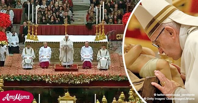 El Papa Francisco criticó la "voracidad consumista" de la humanidad en la misa de Nochebuena
