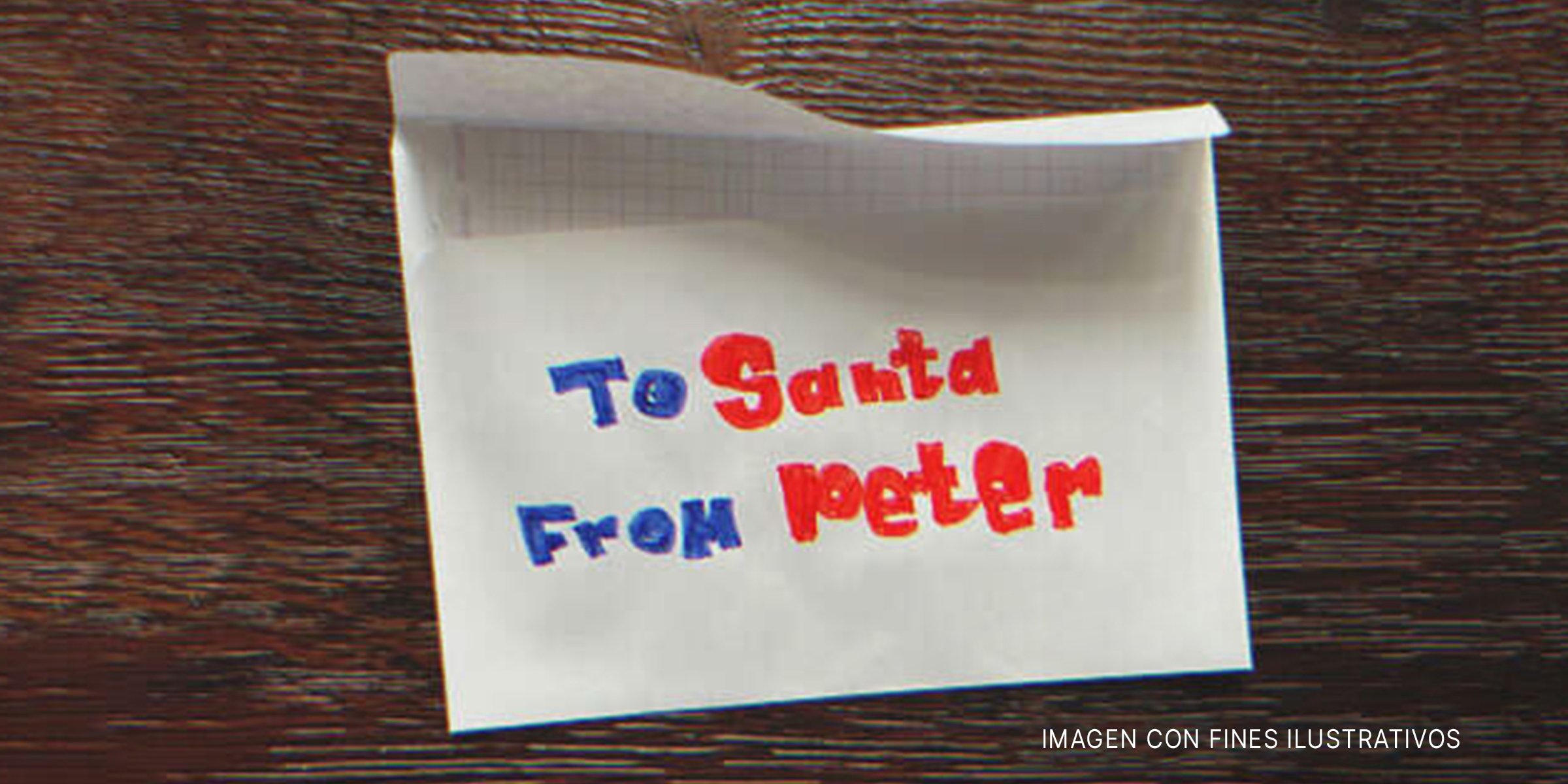 Carta "A Papá Noel de Peter" | Foto: AmoMama