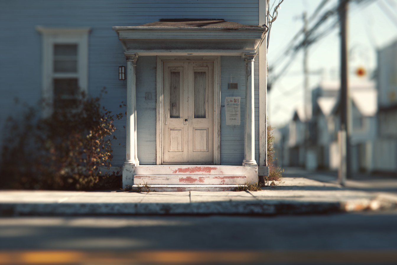 La entrada de una casa | Fuente: Midjourney