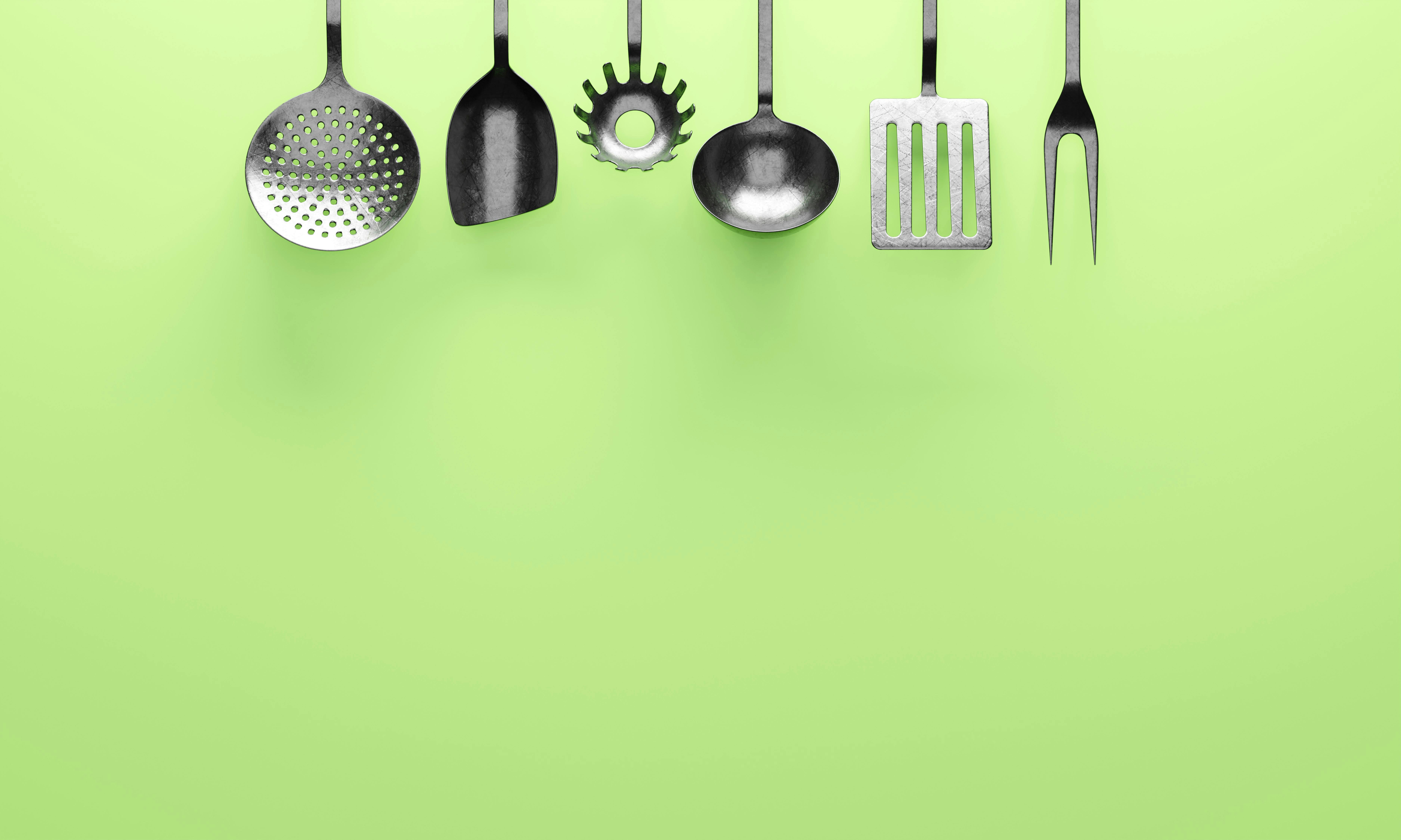 Utensilios de cocina de acero | Foto: Pexels