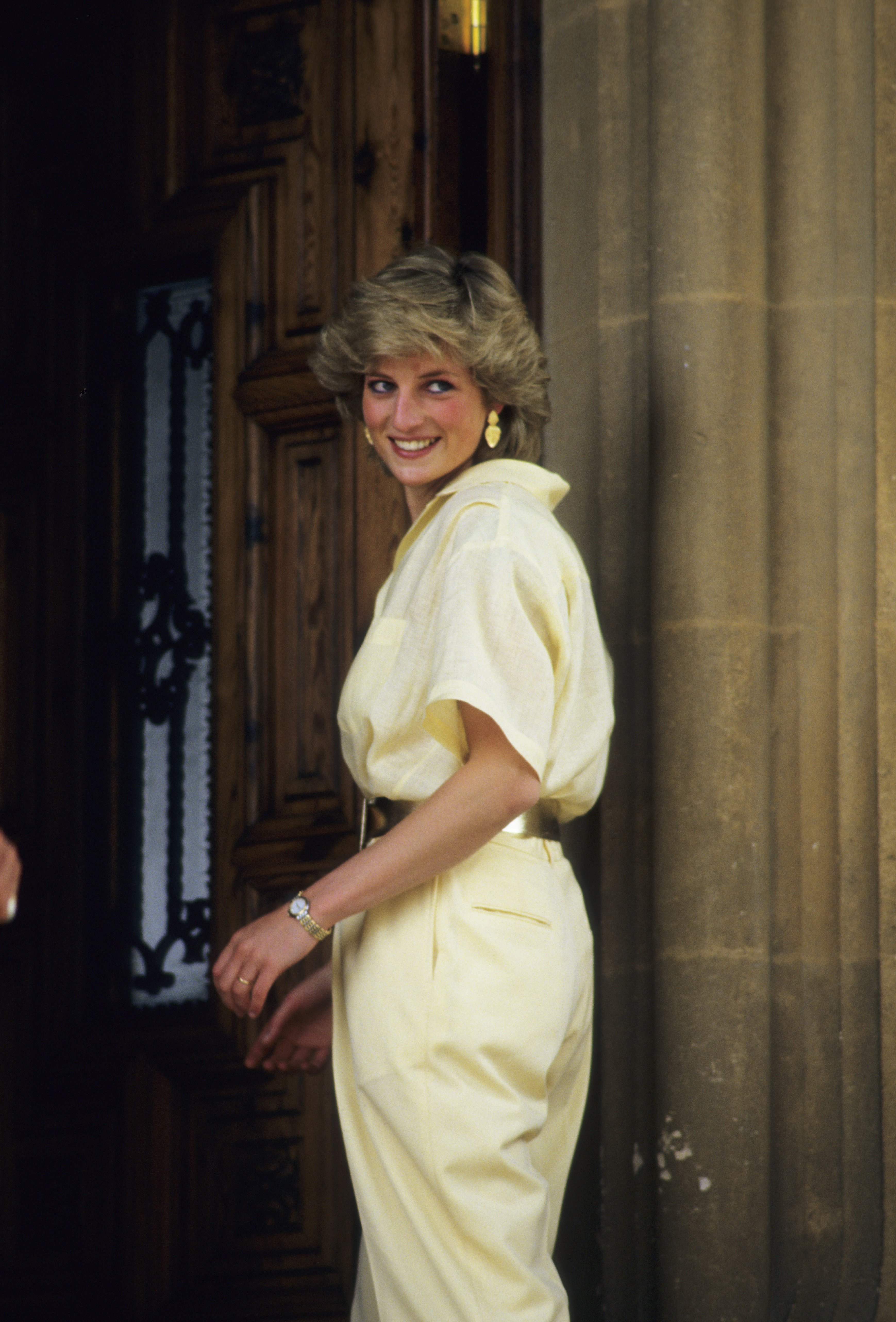 La princesa Diana de vacaciones en Mallorca, España, el 10 de agosto de 1987. | Foto: Getty Images