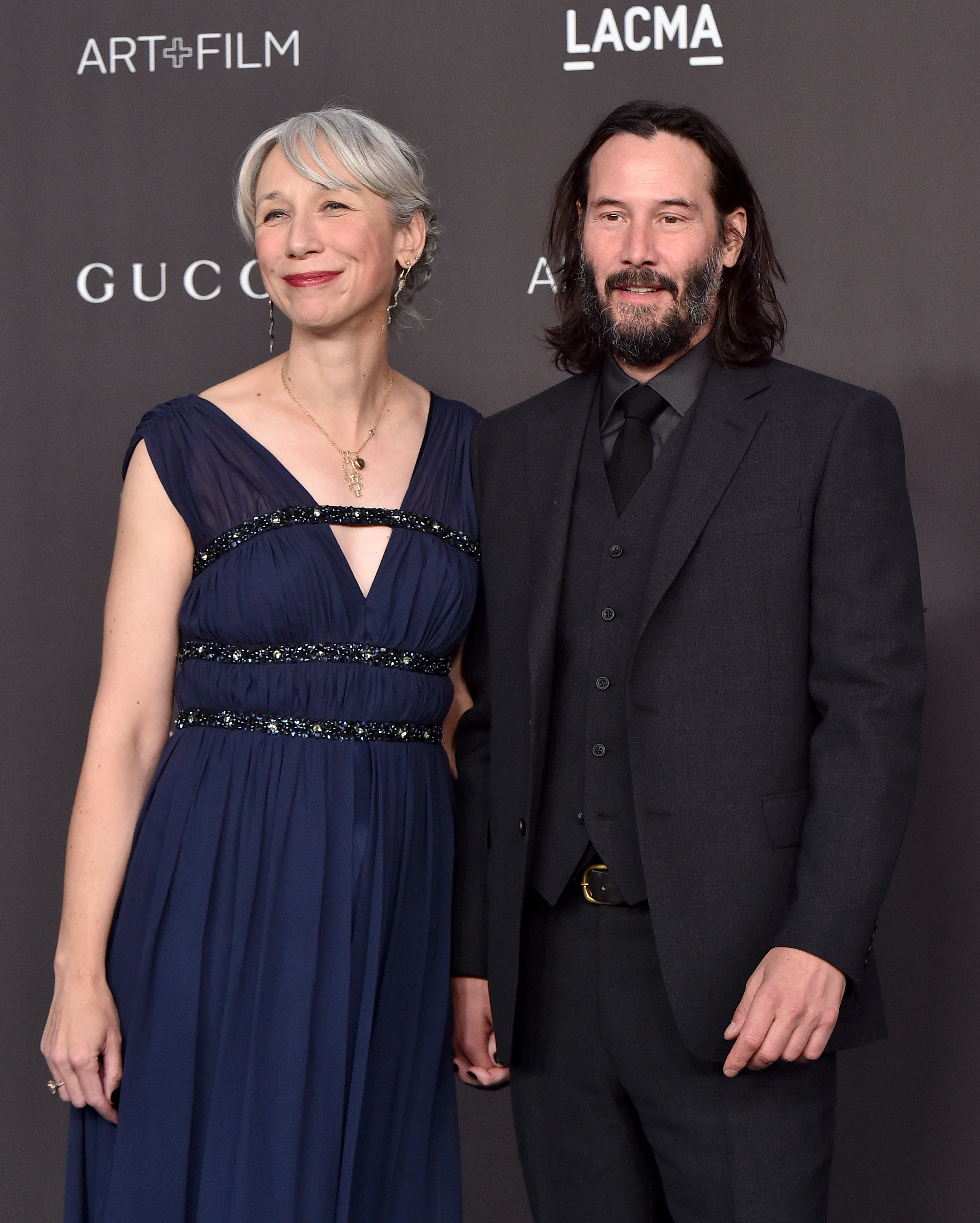 Alexandra Grant y Keanu Reeves asisten a la gala LACMA Art + Film 2019 presentada por Gucci el 2 de noviembre de 2019 | Fuente: Getty Images