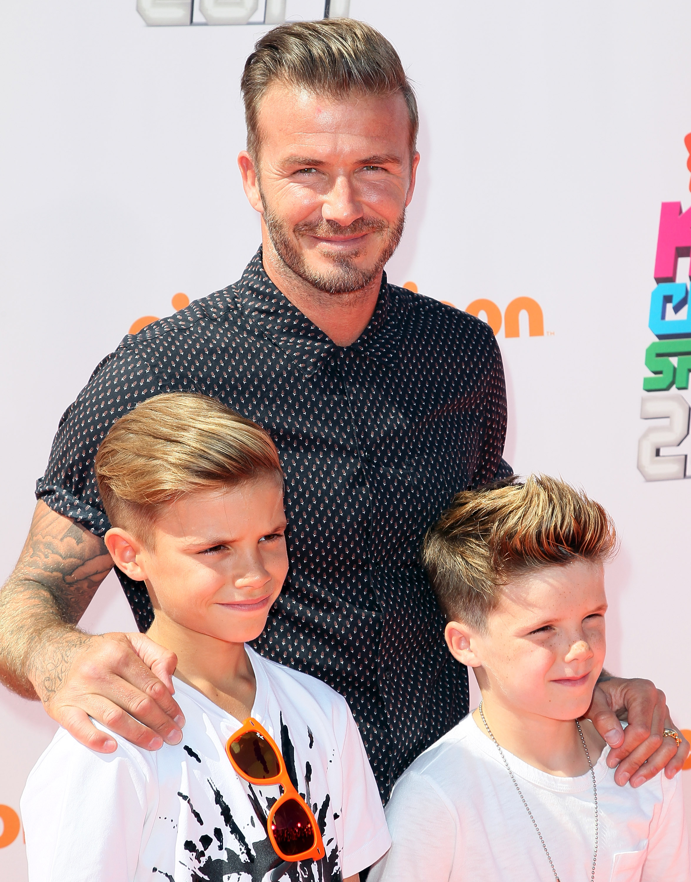 David ha transmitido su pasión por la cocina a sus hijos: sus tres hijos le echan una mano en las barbacoas familiares y su hija menor, Harper, también ha empezado a interesarse por la cocina. | Fuente: Getty Images.