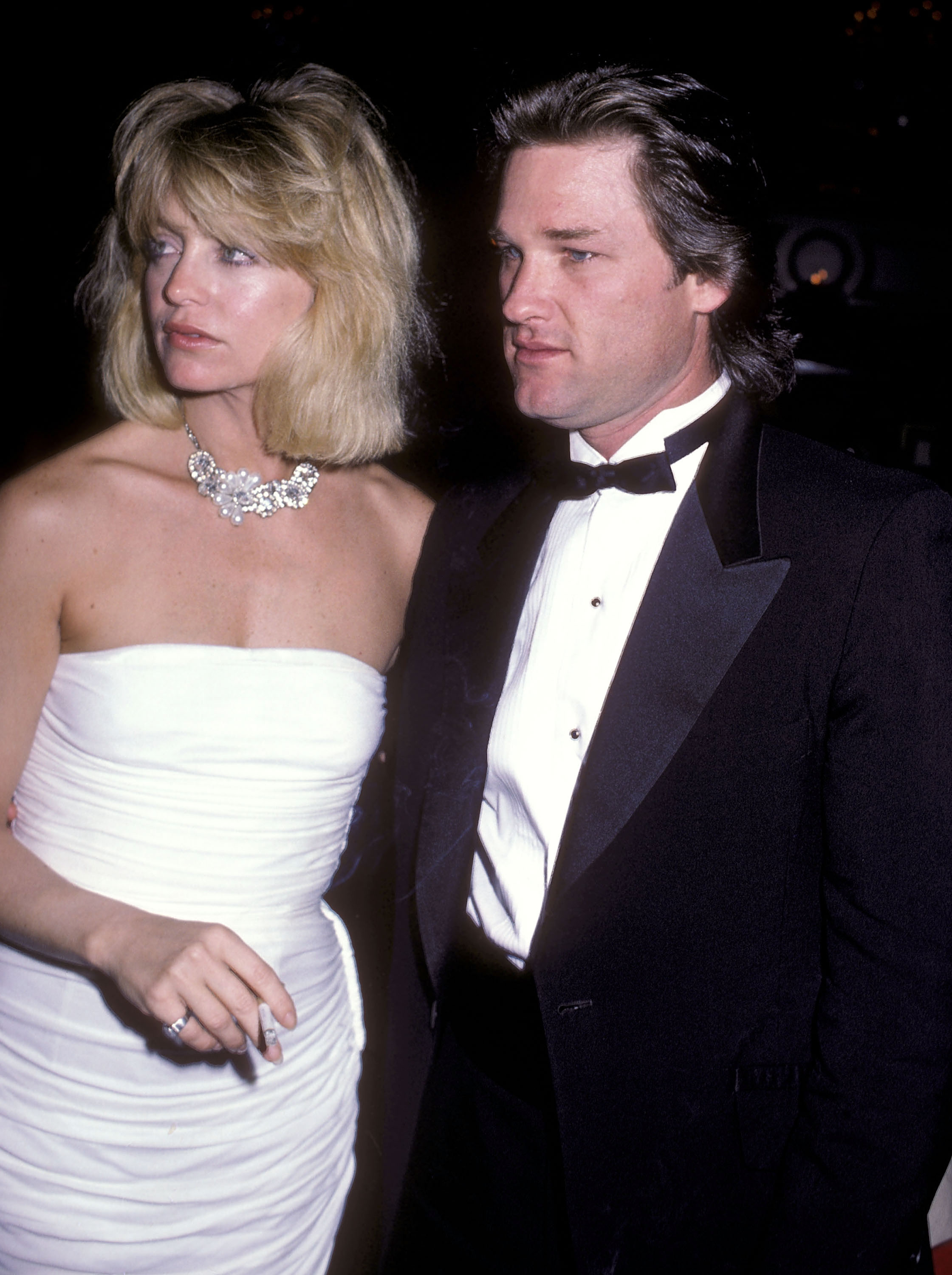 Goldie Hawn y Kurt Russell asisten a la gala inaugural del American Ballet Theatre de Los Ángeles el 5 de marzo de 1984 | Fuente: Getty Images