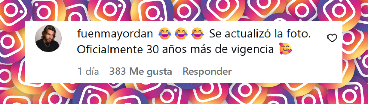 Comentario de un usuario sobre la fotografía de Shakira en la que recreó su famoso meme | Fuente: Instagram/shakira