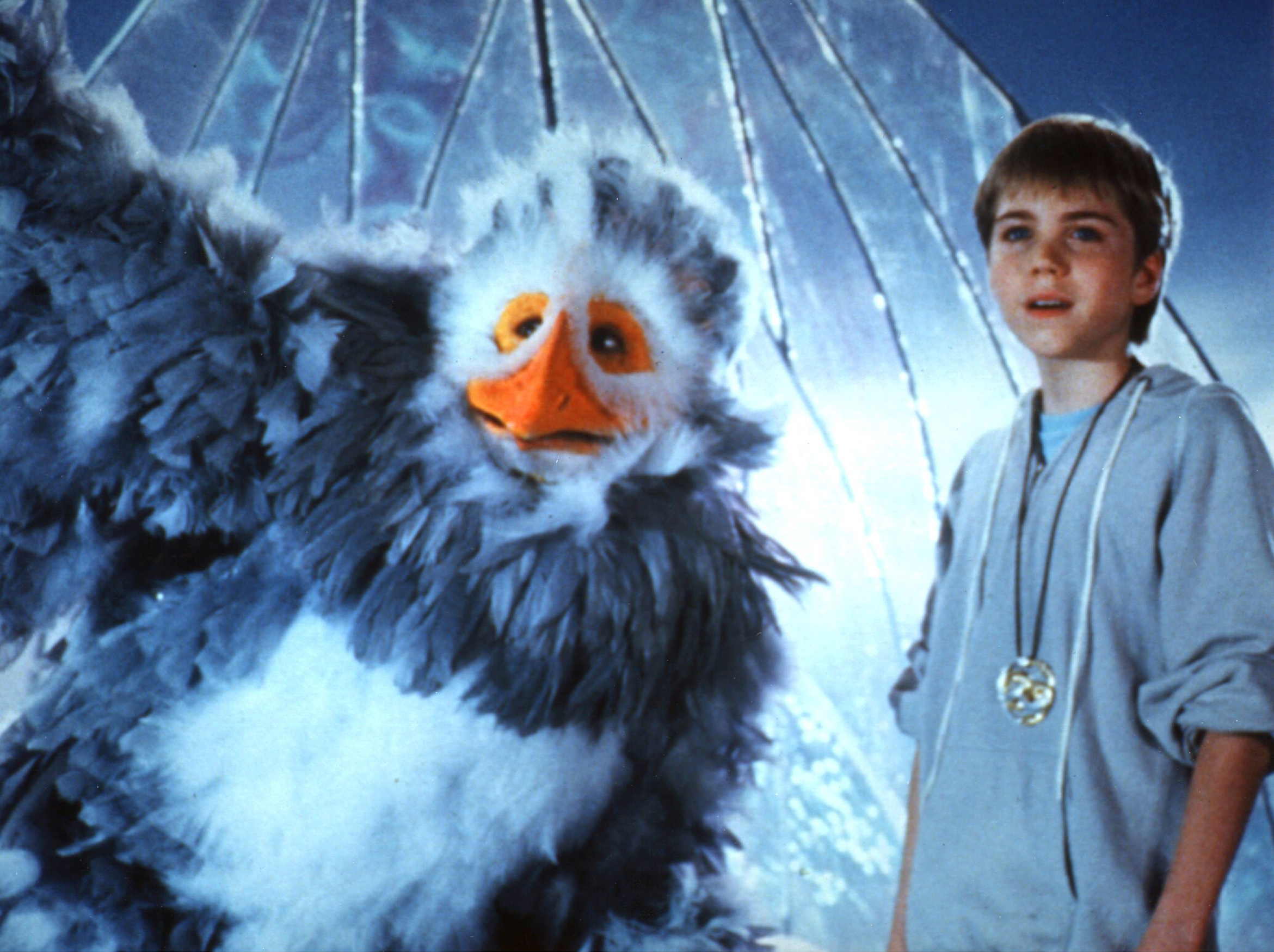 Jonathan Brandis en el set de rodaje de "The Never Ending Story II", en 1990 | Fuente: Getty Images