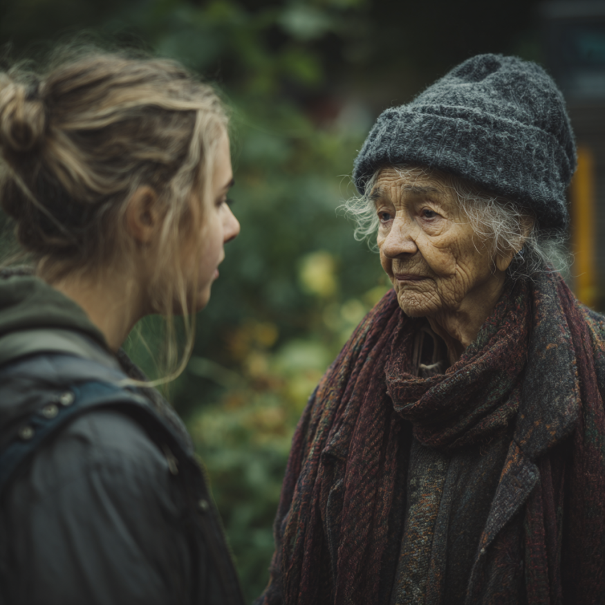 Dos mujeres hablando | Fuente: Midjourney