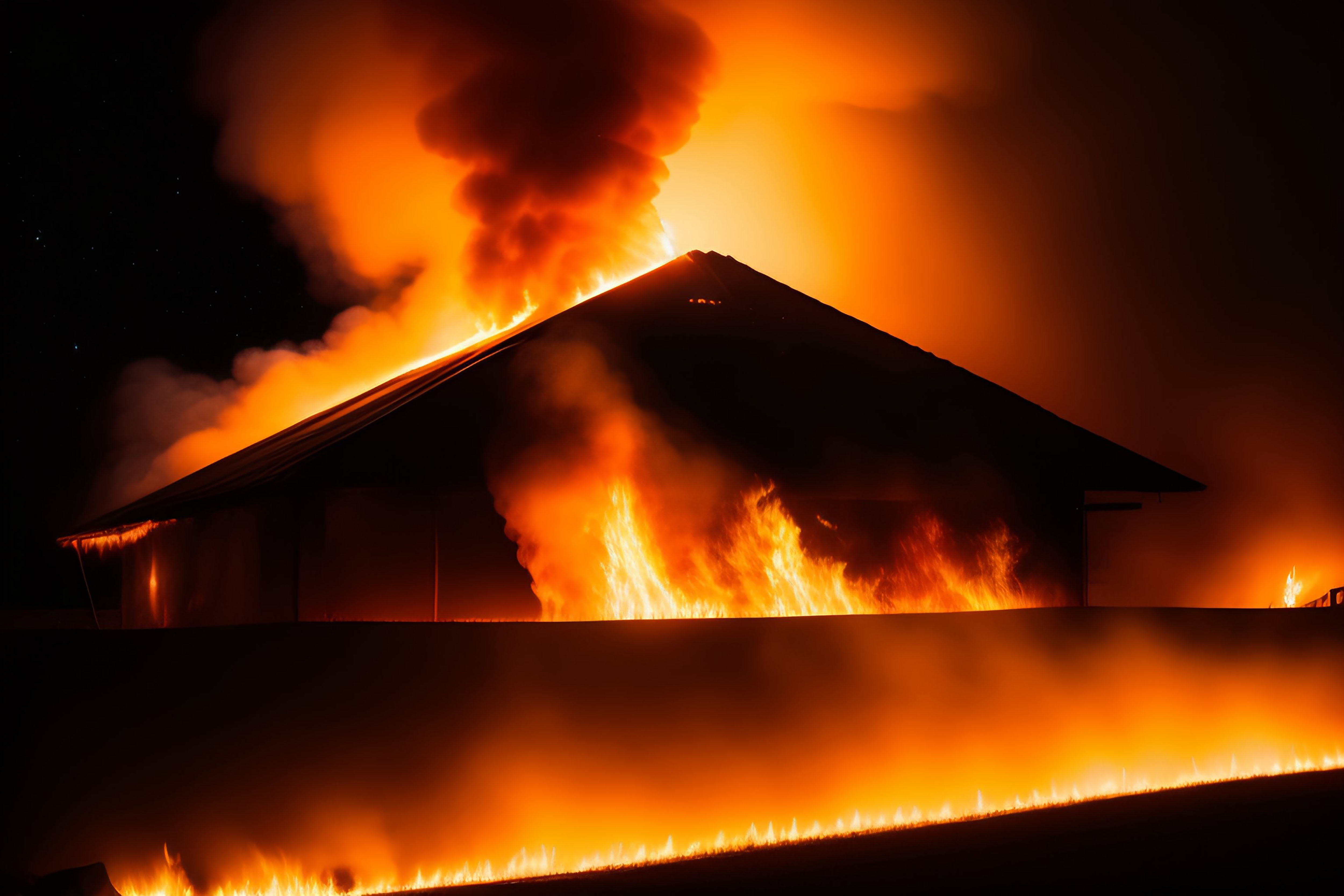 Casa en llamas. Imagen con fines ilustrativos | Foto: Freepik