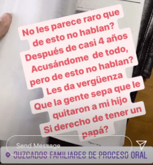Julián Gil se queja de la decisión del tribunal. │ Foto: Captura de Instagram/ juliangil