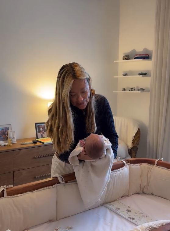 María Eugenia Fernández Rousse junto a su nieto, Enzo | Fuente: Instagram/lastrillizasoro