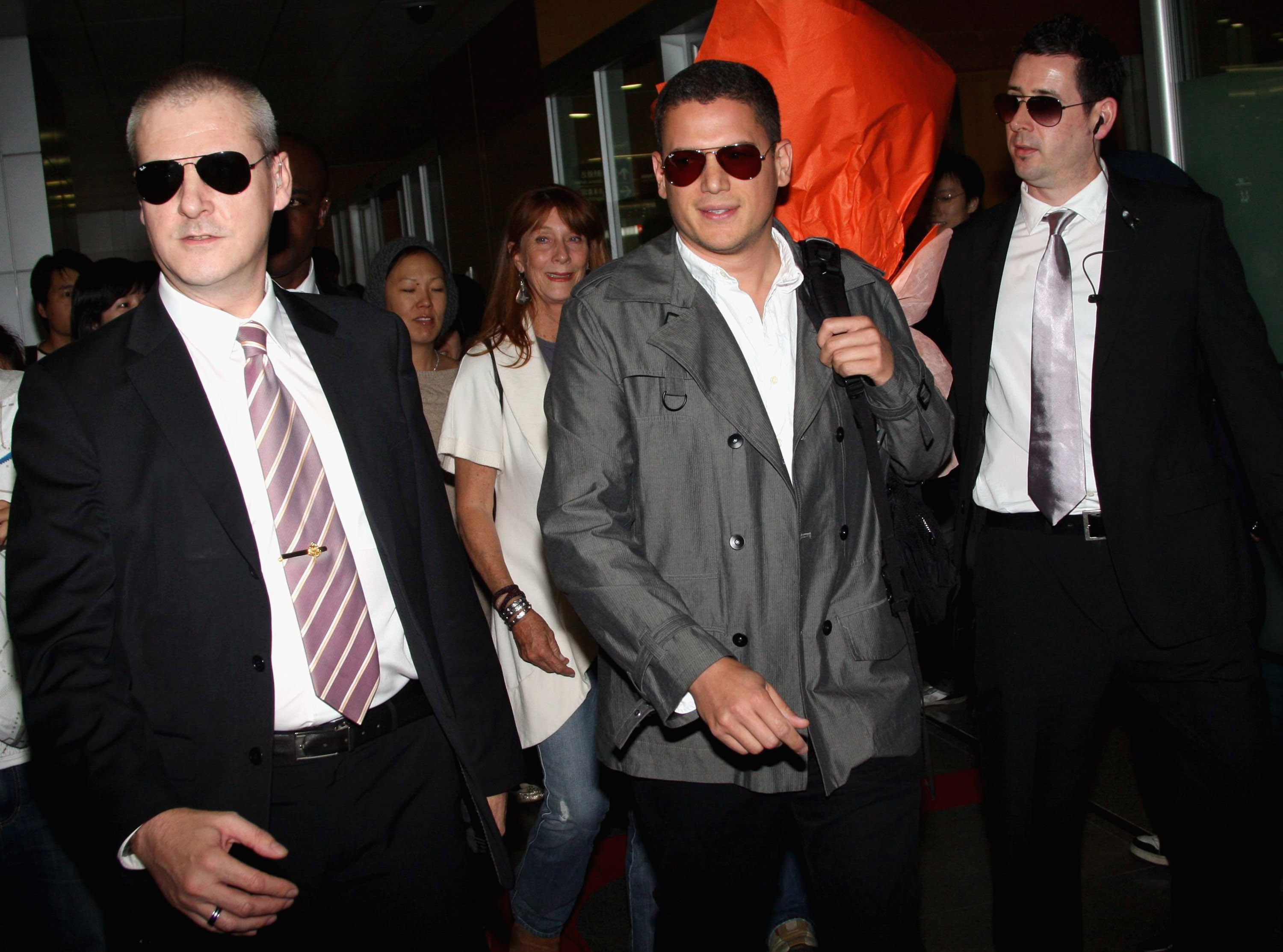 Wentworth Miller llega a un evento comercial el 18 de abril de 2009, en Shanghai, China. | Fuente: Getty Images