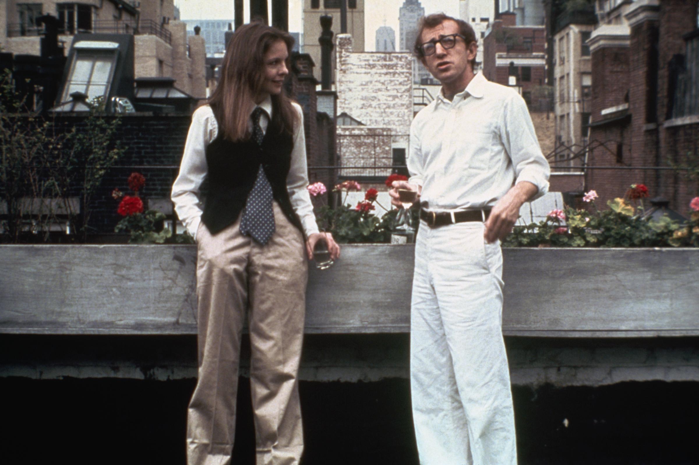 Diane Keaton y Woody Allen en la película "Annie Hall" en 1977 | Fuente: Getty Images