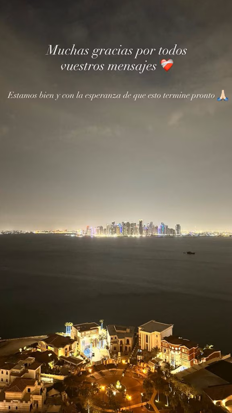 Ana Boyer compartió un mensaje en el que confirmó que ella y su familia se encontraban bien | Fuente: Instagram Stories/anaboyer