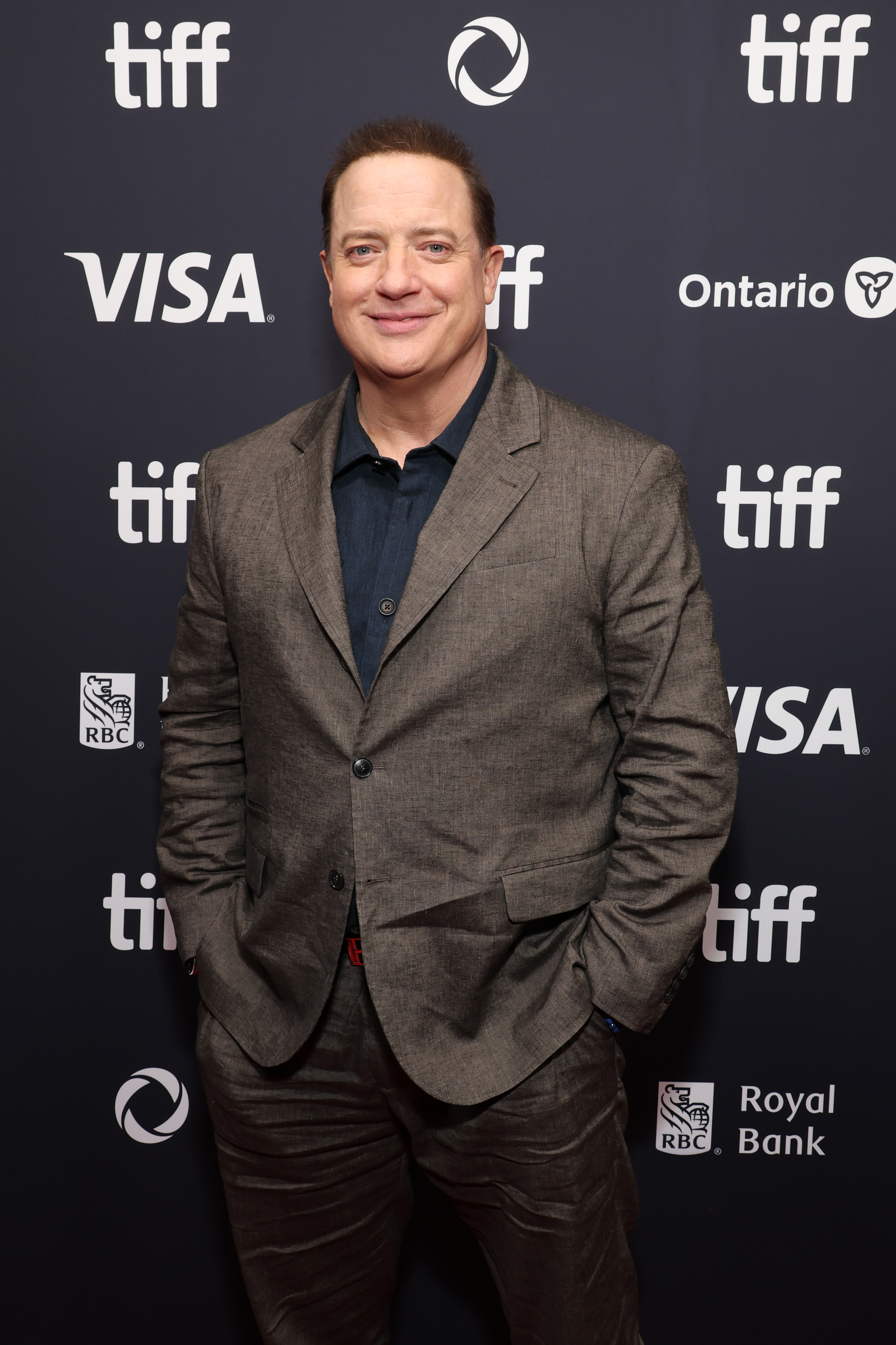 Fraser asistió en septiembre de 2025 al estreno en el Festival Internacional de Cine de Toronto de "Rental Family", un drama dirigido por Hikari y rodado en Japón. | Fuente: Getty Images