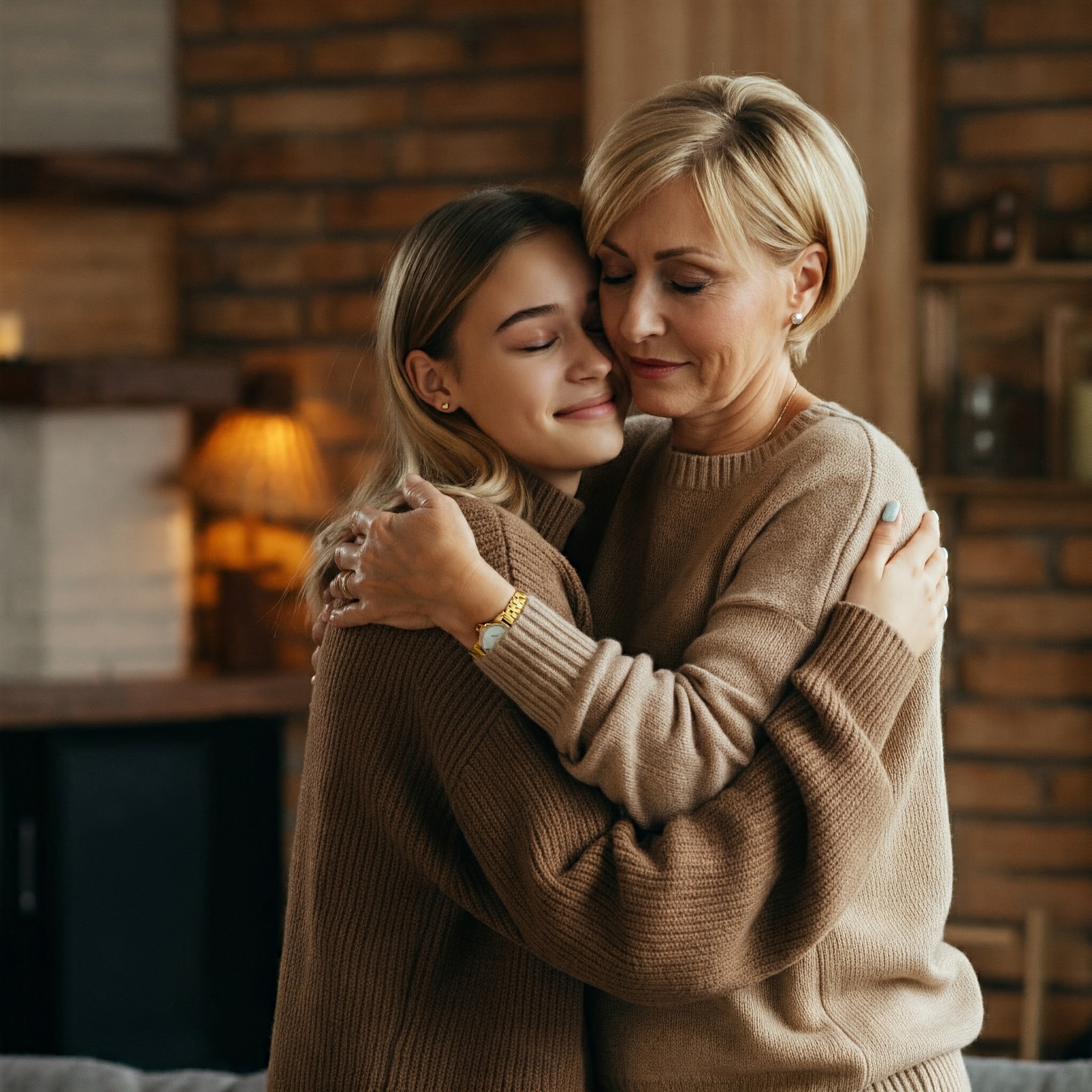 Una madre y su hija abrazándose | Fuente: Géminis