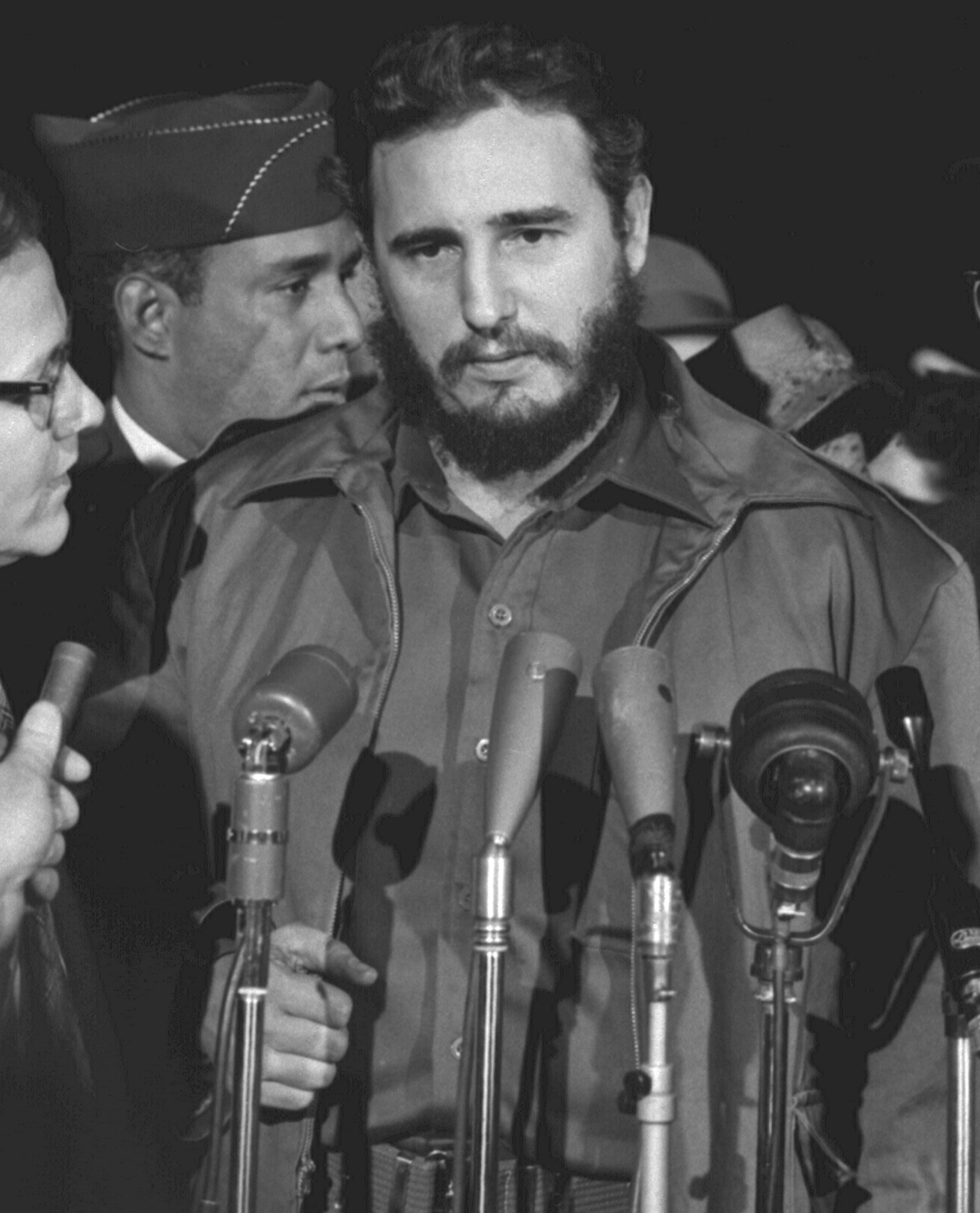 Fidel Castro de Cuba visita Washington DC en 1959 | Fuente: Getty Images