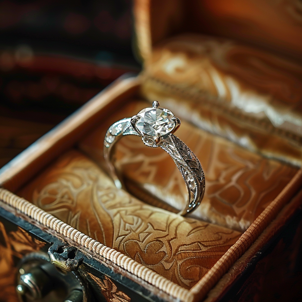 Un anillo de compromiso | Fuente: Midjourney