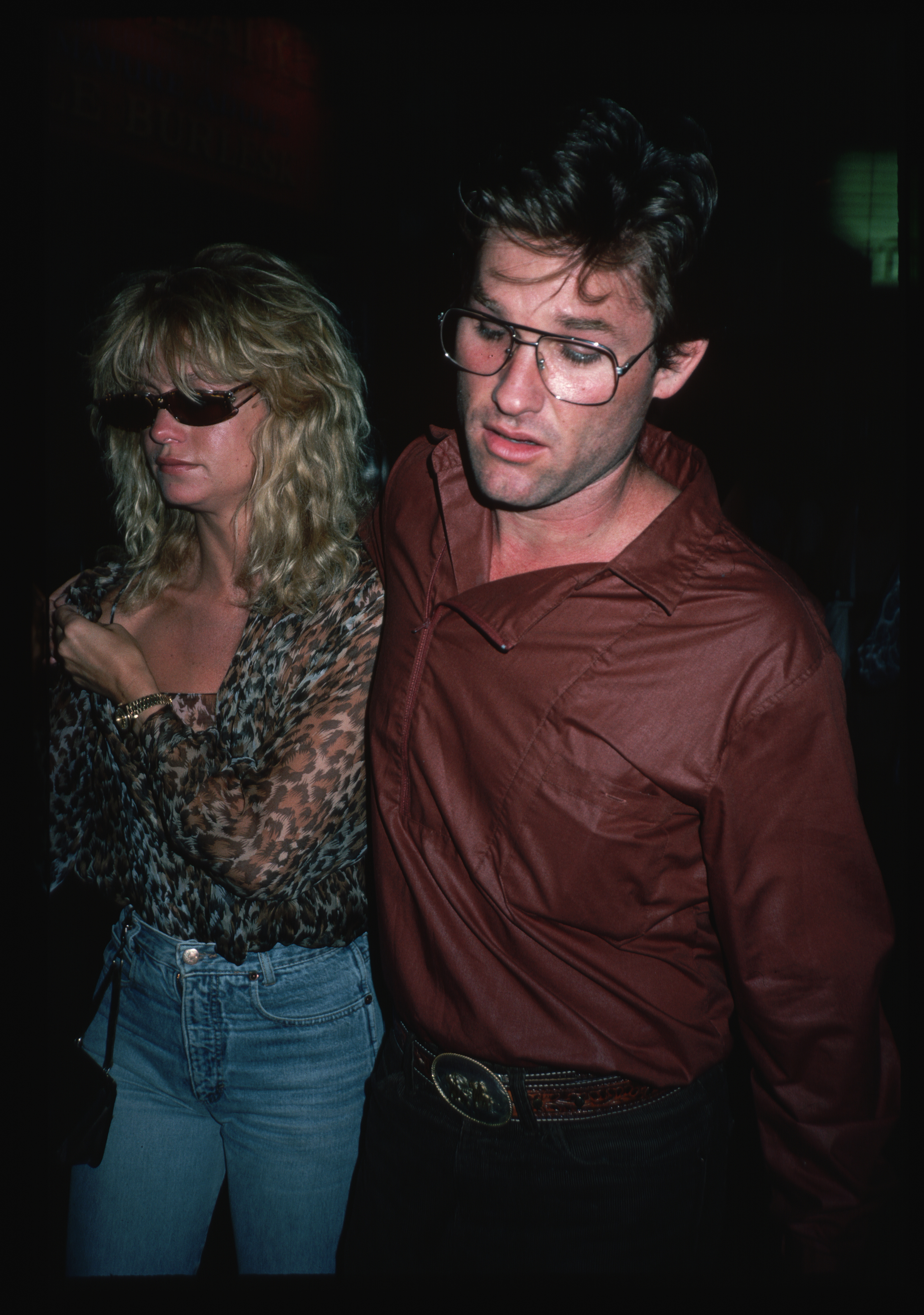 Goldie Hawn y Kurt Russell fotografiados juntos en 1983 | Fuente: Getty Images