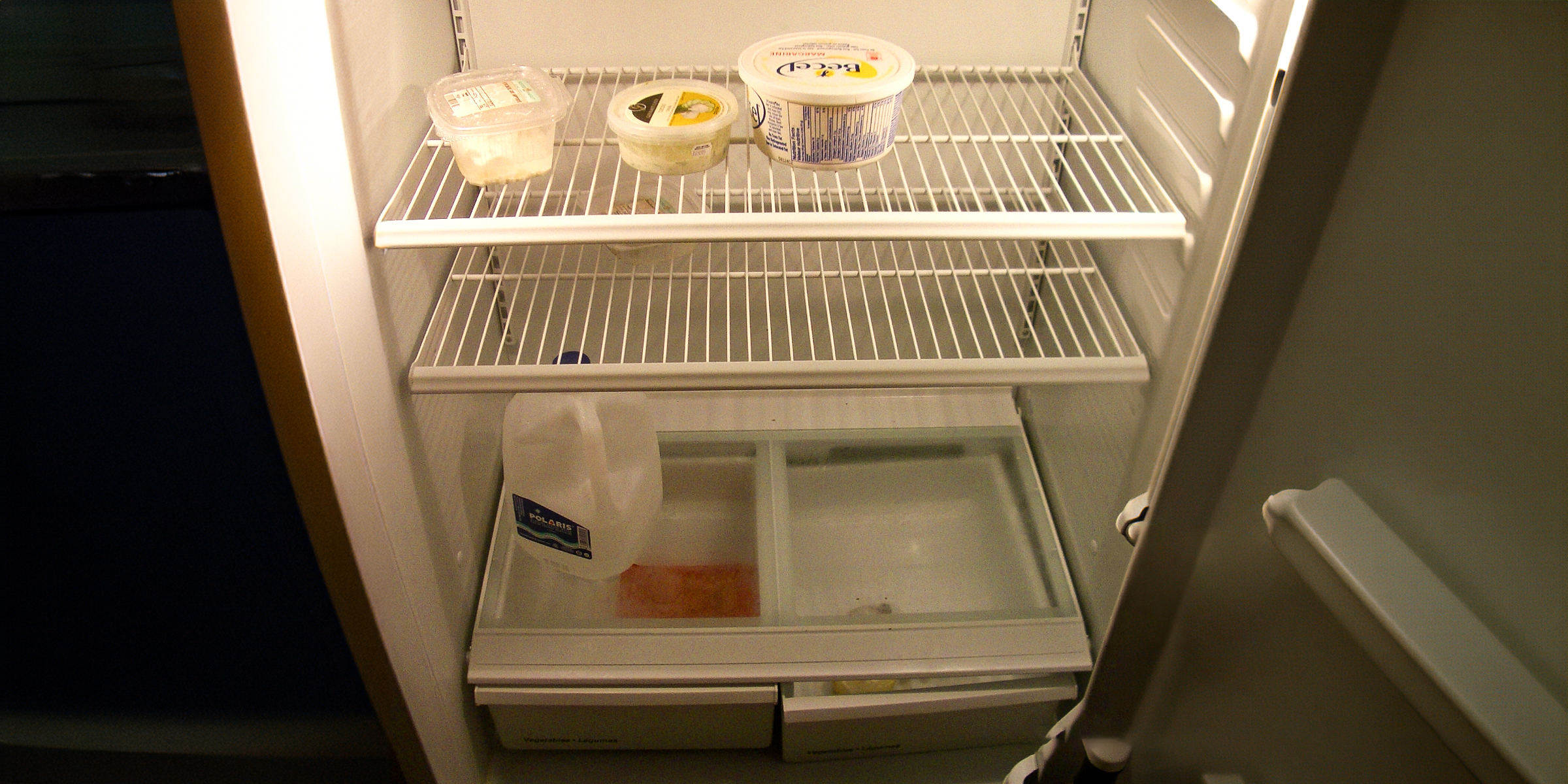 Un frigorífico vacío | Fuente: Flickr
