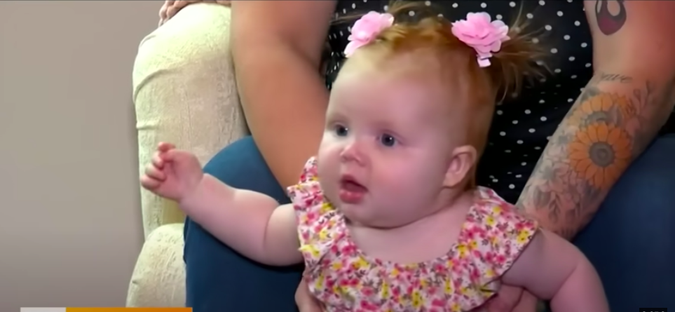 La bebé Zoey, que fue encontrada en el buzón para bebés de Safe Haven en Florida. | Foto: Youtube.com/CBS Miami