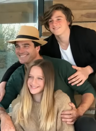 Hernán Drago y sus hijos | Fuente: YouTube/Telefe