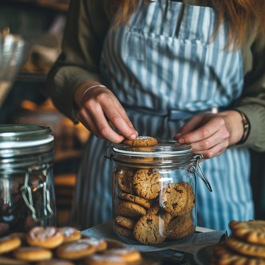 Un tarro de galletas | Fuente: Midjourney