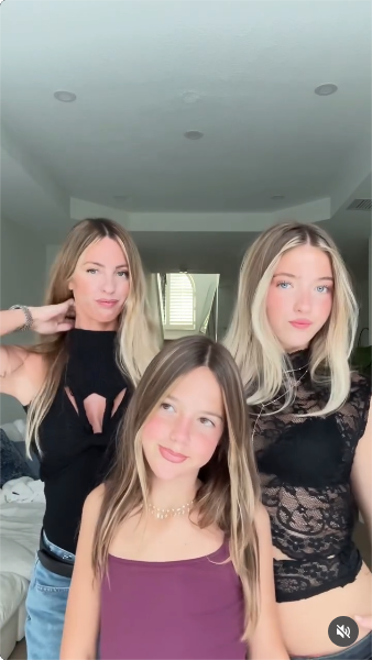 Rocío Guirao Díaz junto a sus hijas Aitana Paladini y Roma Paladini | Fuente: Instagram/ rocioguiraodiaz