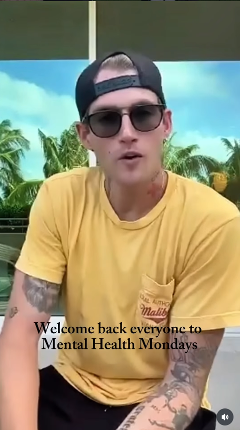 Presley Gerber aparece en un video de 2024 para su iniciativa "Mental Health Mondays", utilizando su plataforma de redes sociales para hablar abiertamente sobre la salud mental y animar a otros a hacer lo mismo. | Fuente: Instagram/presleygerber