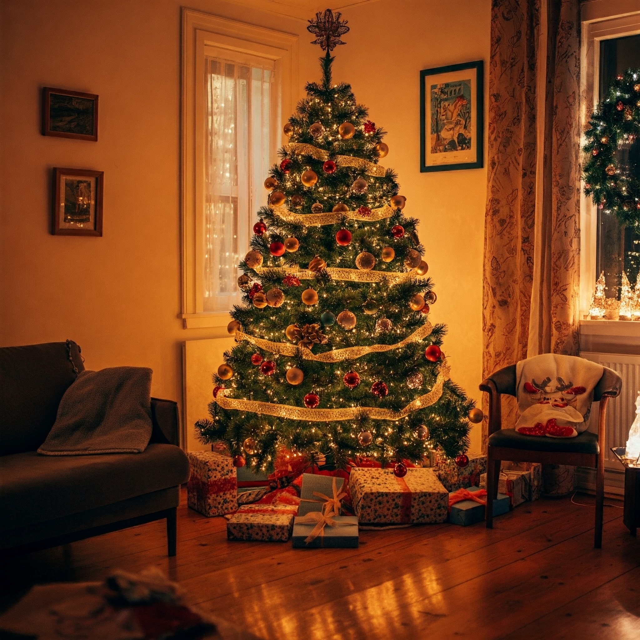 Un árbol de Navidad con regalos | Fuente: Géminis