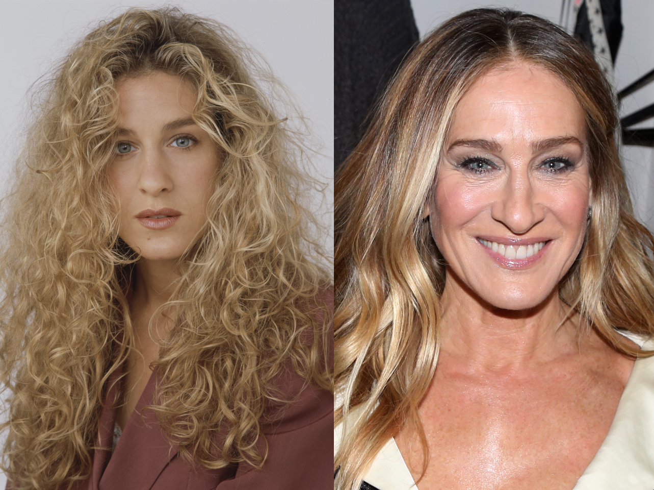 Sarah Jessica Parker hacia 1990 | Sarah Jessica Parker en 2023 | Fuente: Getty Images