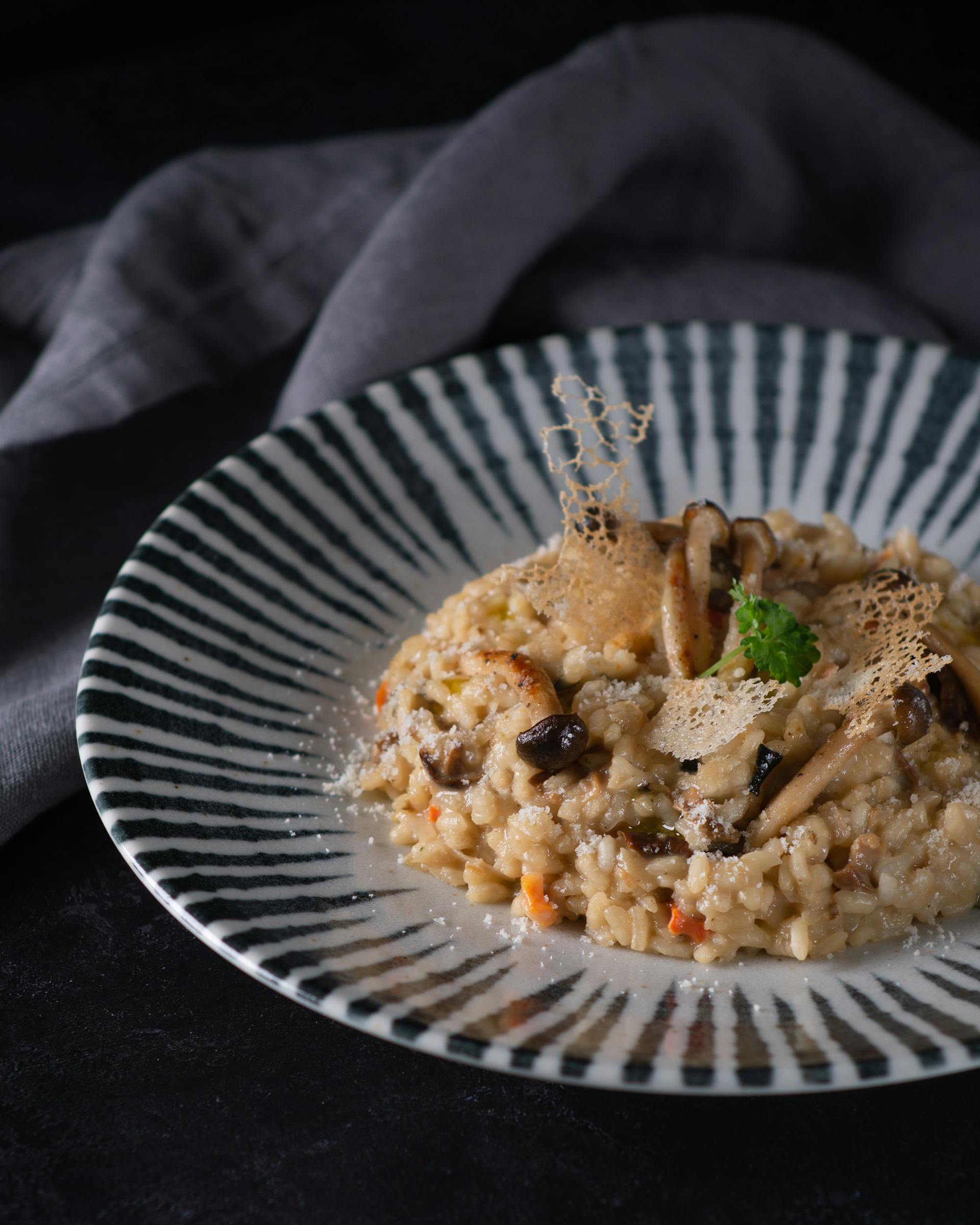 Una ración de risotto | Fuente: Pexels