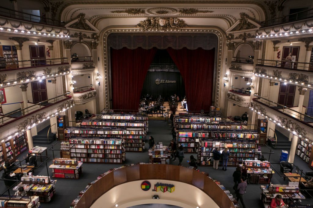 Vista general de la librería 'El Ateneo Grand Splendid' el 23 de agosto de 2019 en Buenos Aires, Argentina. | Foto: Getty Images