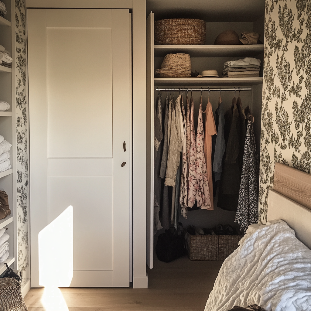 Un armario en un dormitorio | Fuente: Midjourney