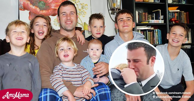 Una viuda devastada y con 7 hijos rompió a llorar tras recibir $10,000 de un 'Santa Secreto'