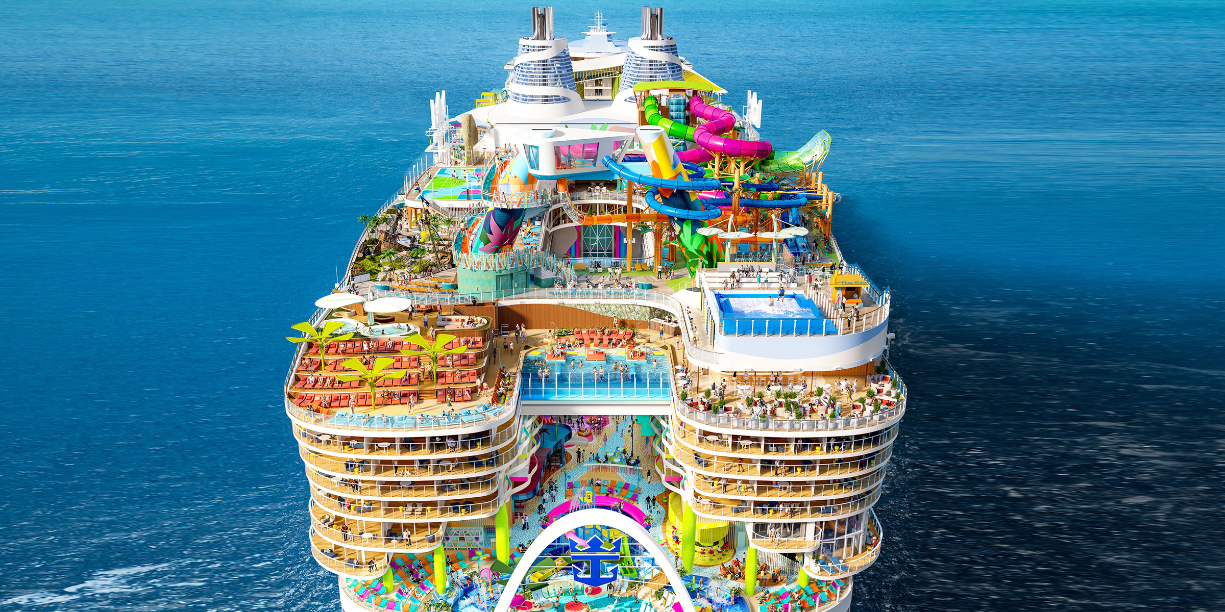 Crucero Icon of the Seas. | Foto: facebook.com/RoyalCaribbeanUkraine