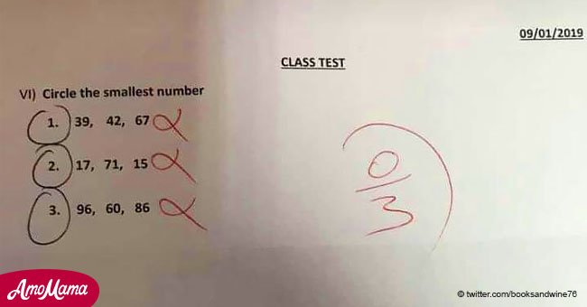 Foto de prueba escolar corregida por maestro causa gran revuelo en las redes