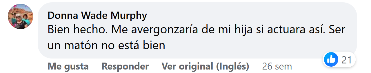 Comentario sobre los métodos disciplinarios de la Redditora | Foto: facebook.com/boredpanda