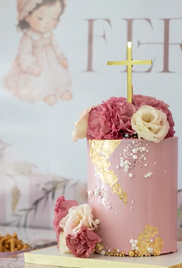 El espacio decorado donde Dulce María celebró el bautismo de su segunda hija | Fuente: Instagram/dulcemaria