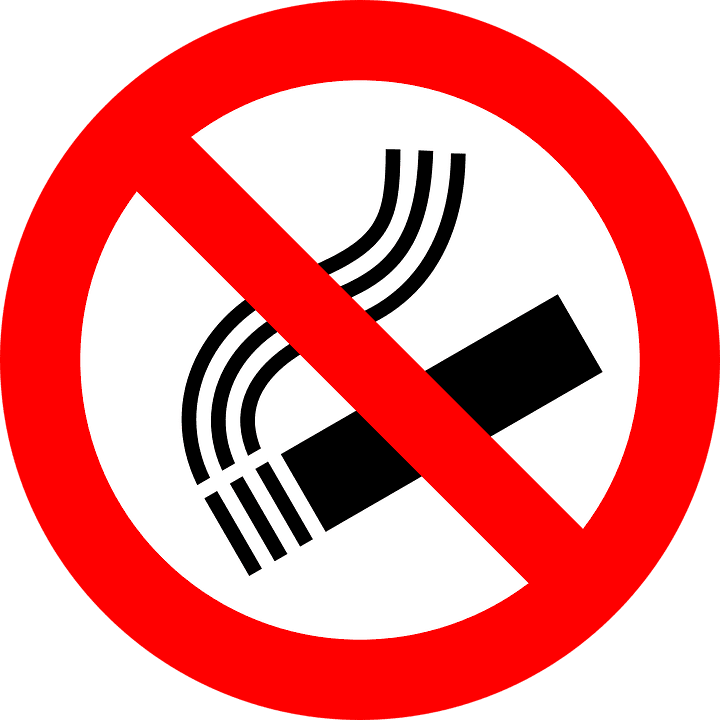 Símbolo de no fumar. | Foto: Pixabay