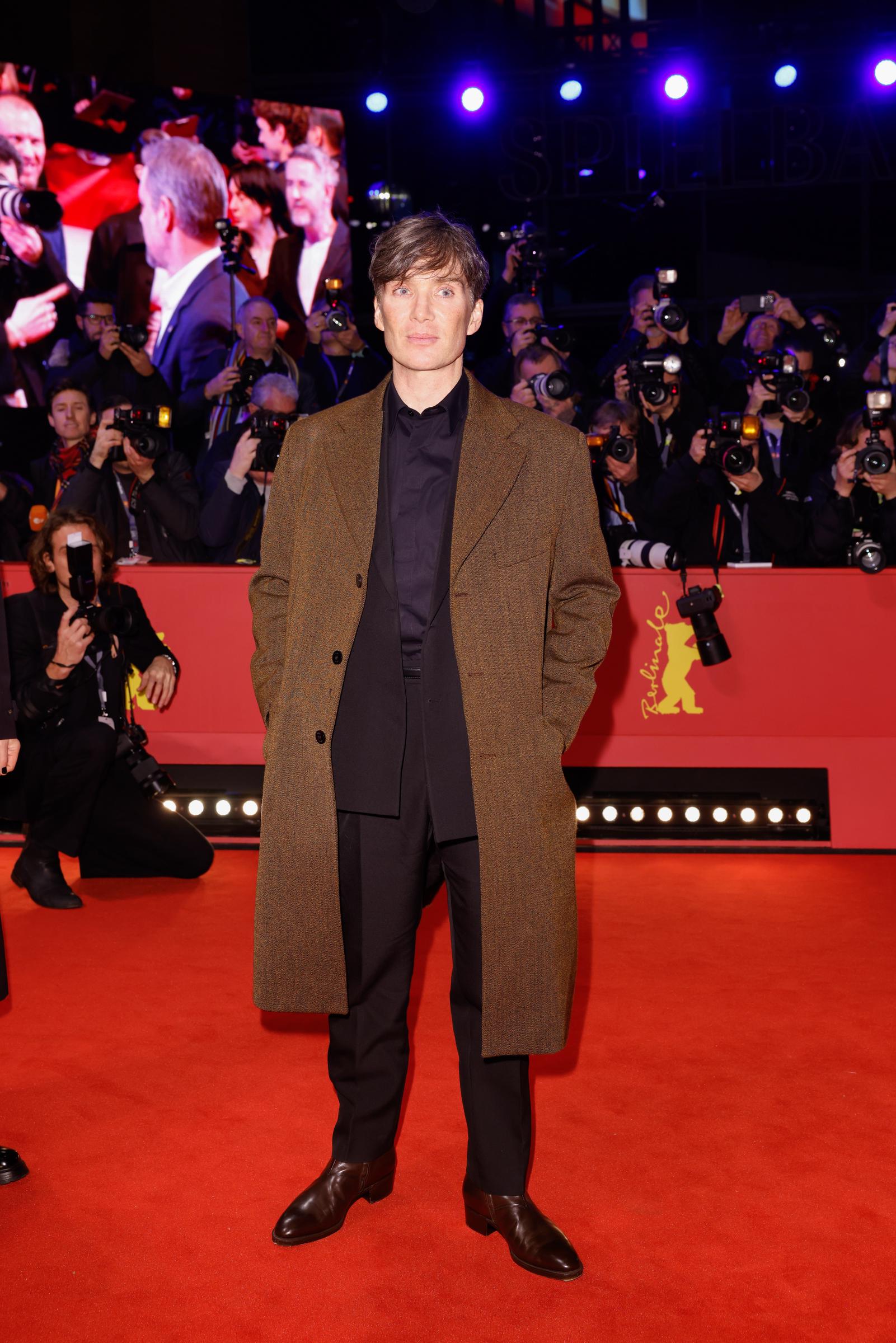 Cillian Murphy en el estreno de "Small Things Like These" durante la 74ª edición del Festival Internacional de Cine de Berlín en Berlín, Alemania, el 15 de febrero de 2024 | Fuente: Getty Images