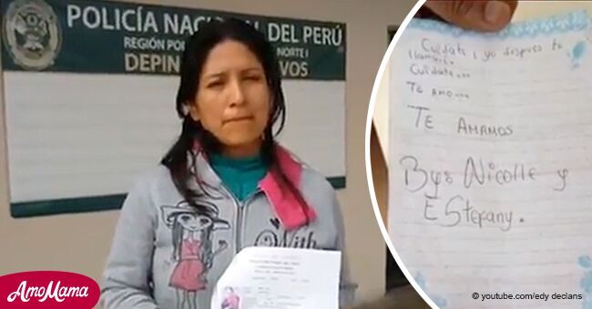 Niña abandona su casa con su hermanita de 5 años y deja desgarradora nota de despedida a mamá