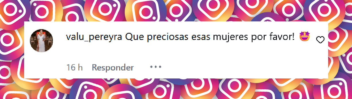 Comentario de una usuaria sobre la fotografía familiar que compartió Maxi López junto a su esposa e hija | Fuente: Instagram/officialmaxilopez
