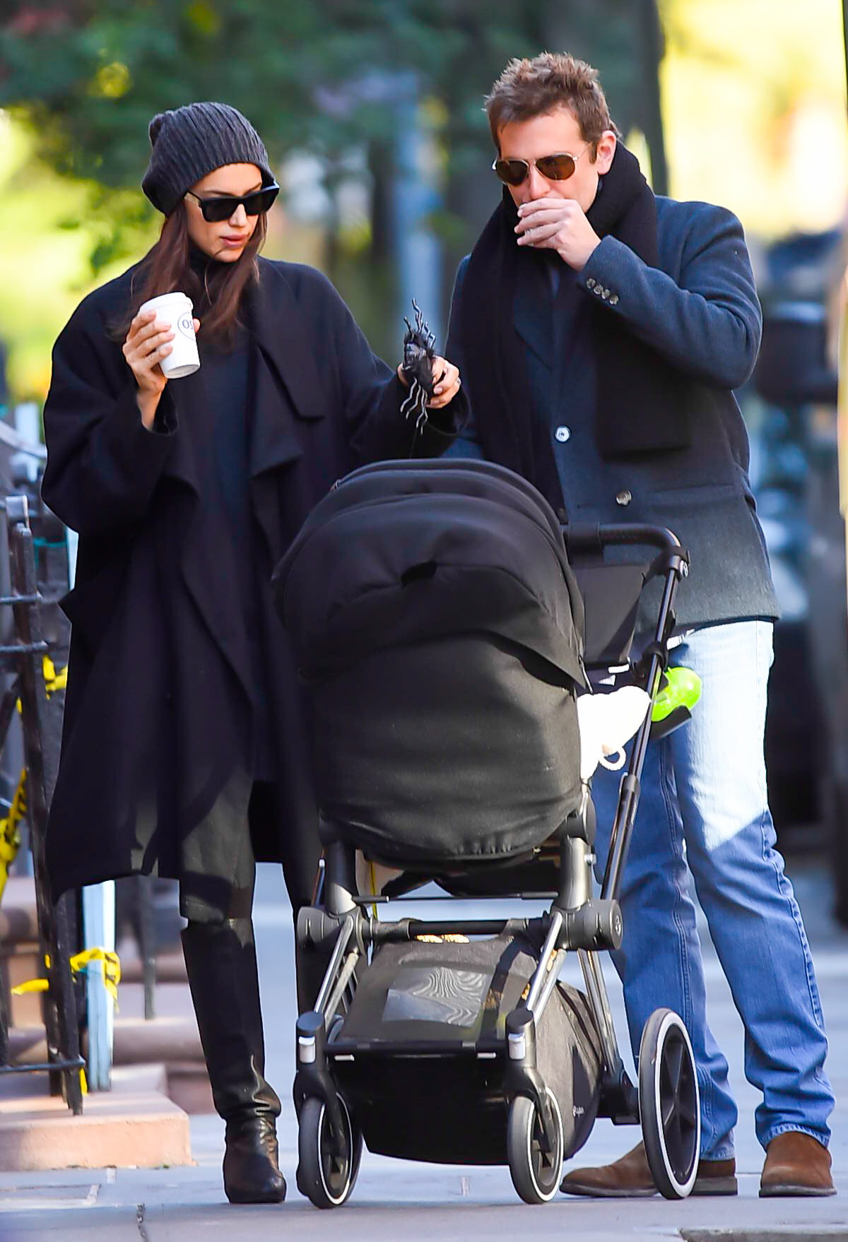 Bradley Cooper e Irina Shayk, el 24 de octubre de 2018 en Nueva York. | Foto: Getty Images