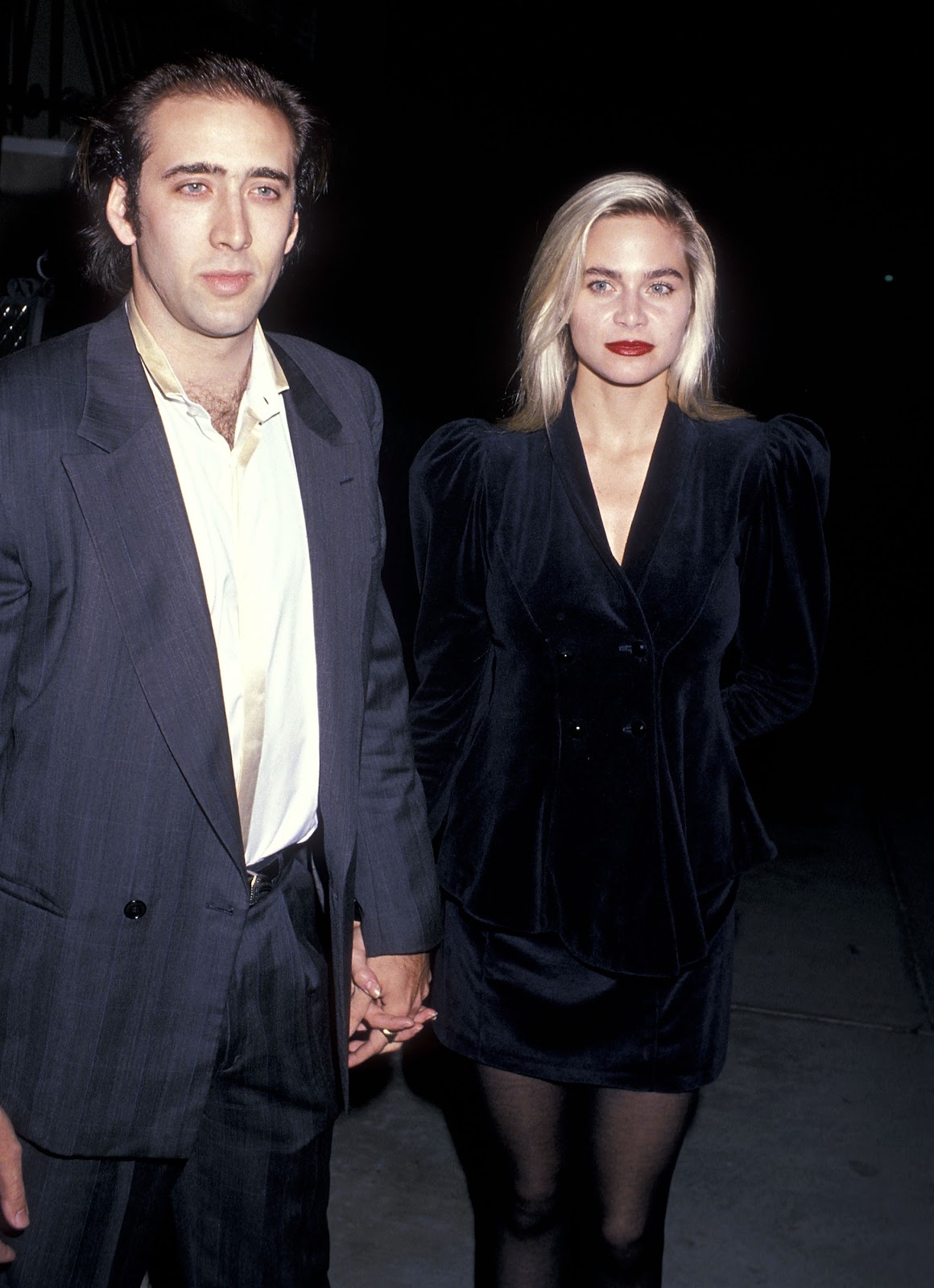 El actor y Christina Fulton en Los Ángeles en 1988 | Fuente: Getty Images