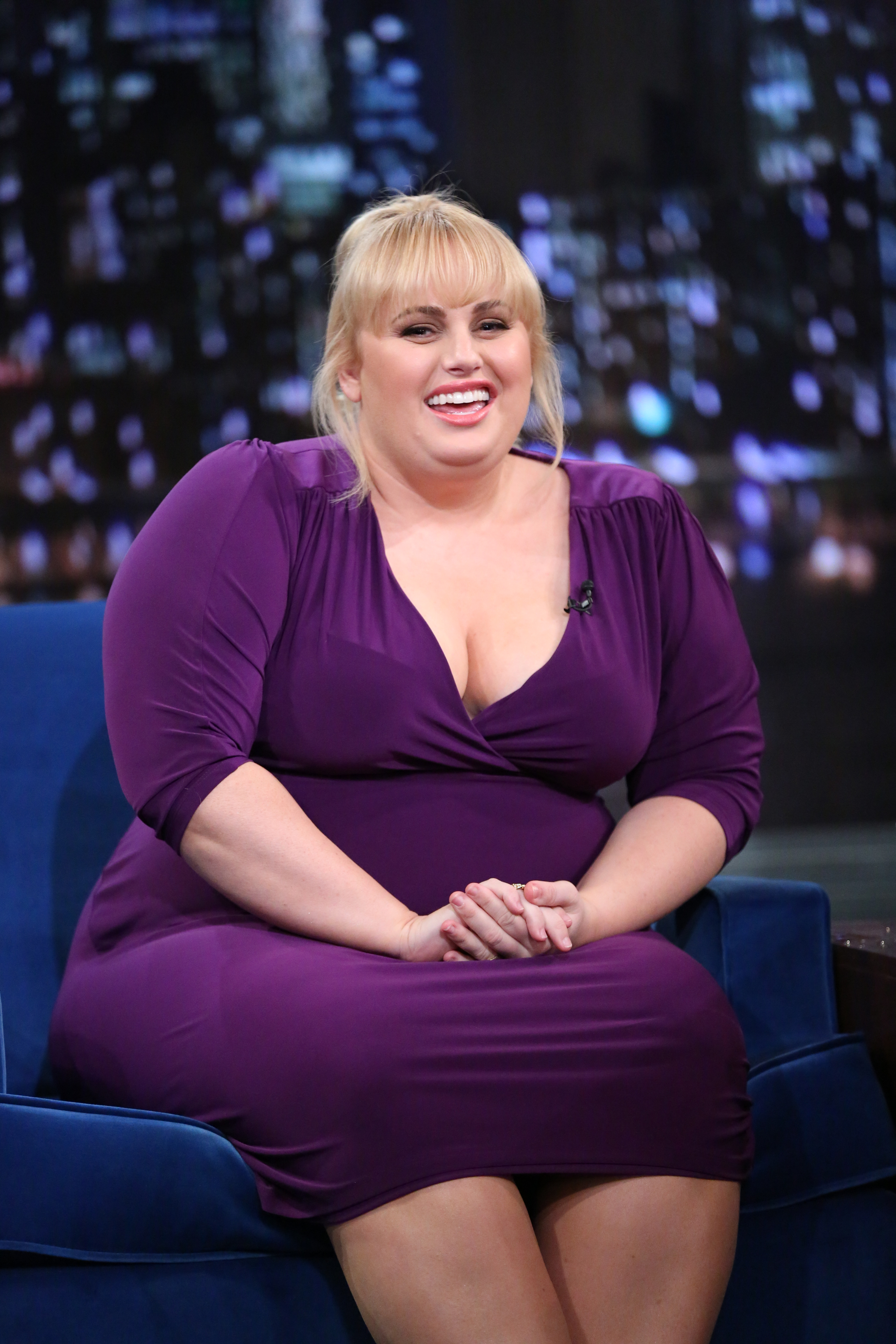 Rebel Wilson durante un episodio de "Late Night with Jimmy Fallon" el 1 de octubre de 2013 | Fuente: Getty Images