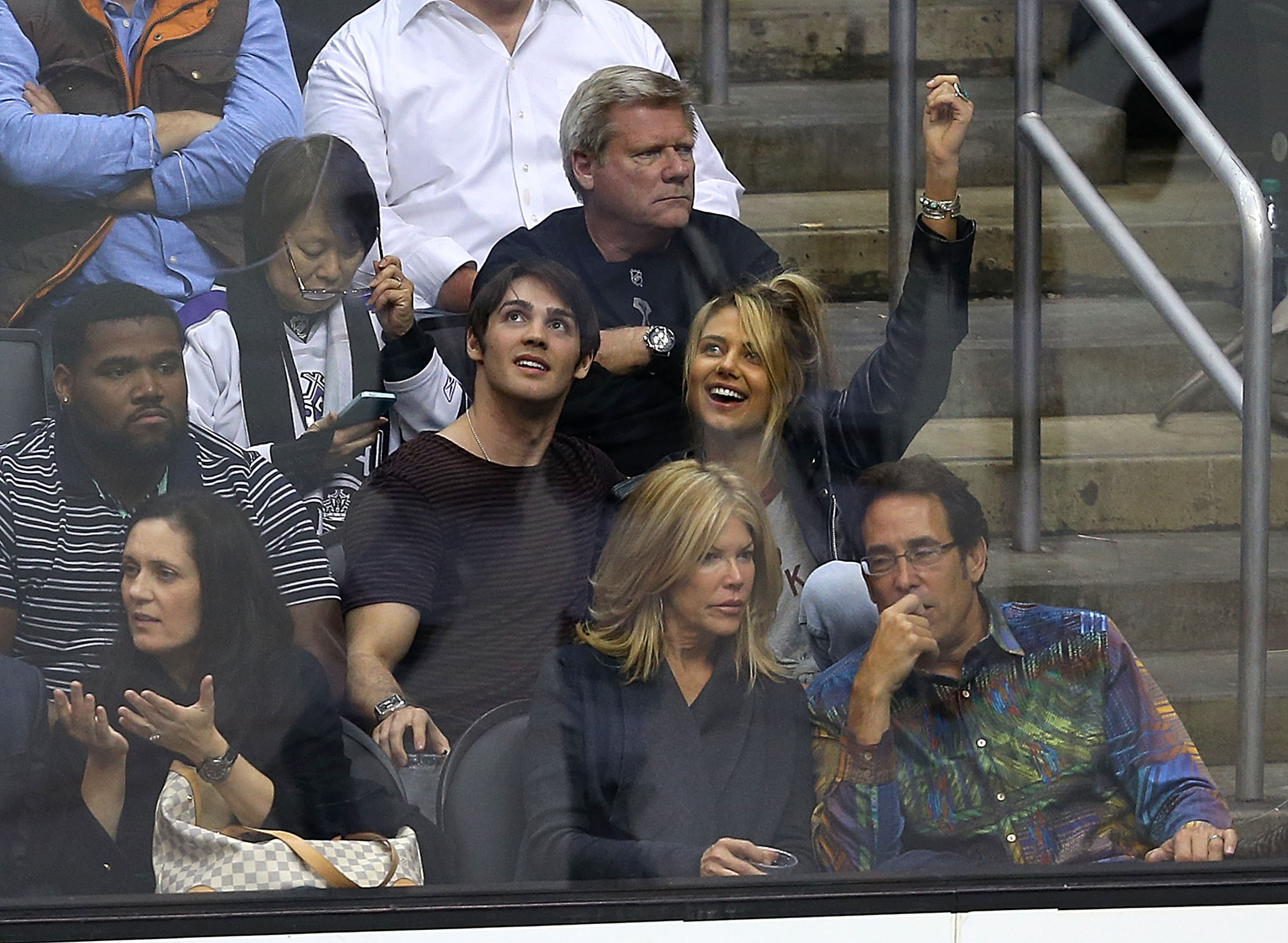 Steven R. McQueen asiste a los Playoffs de la Stanley Cup 2014 de la NHL el 24 de abril de 2014, en Los Ángeles, California. | Fuente: Getty Images