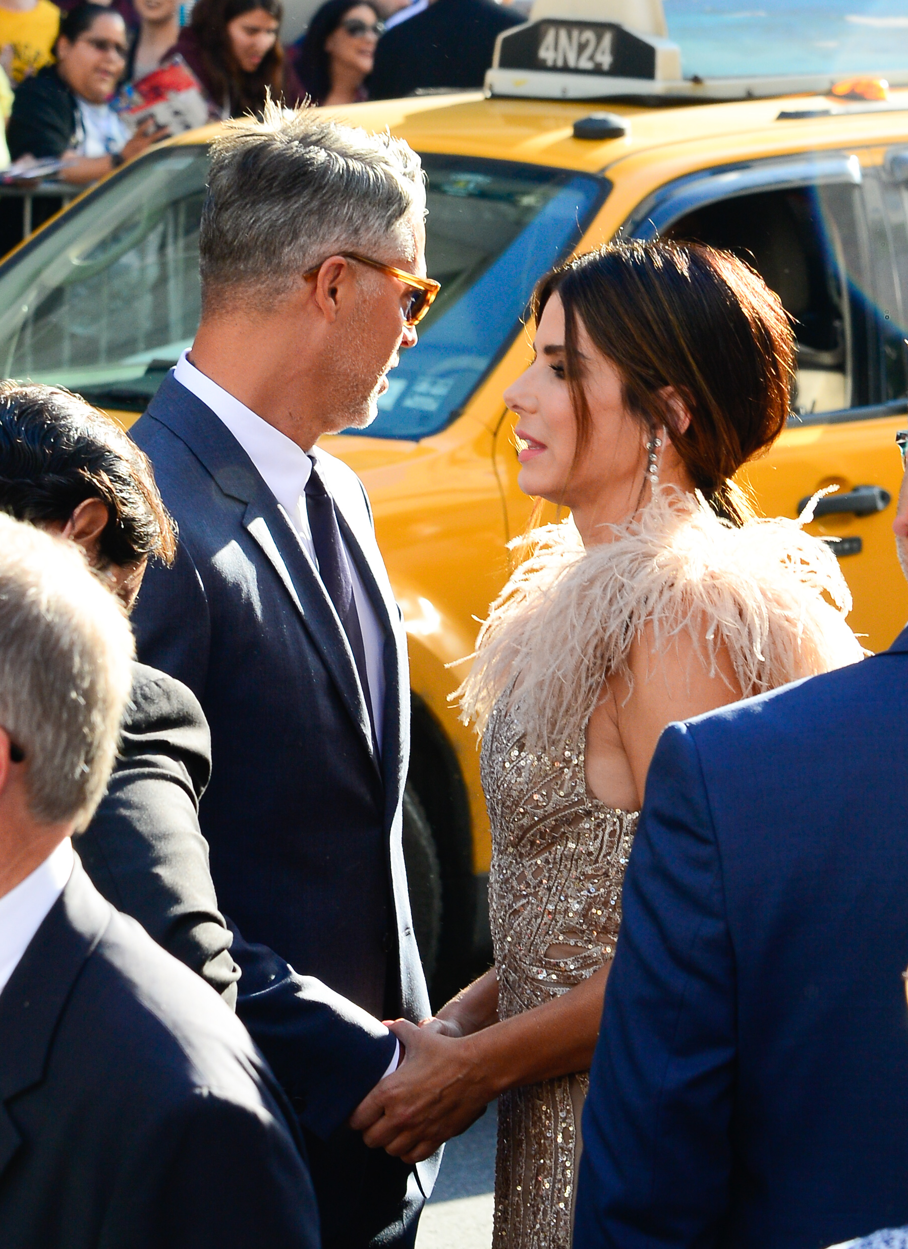 Sandra Bullock y Bryan Randall el 5 de junio de 2018 en Nueva York | Foto: Getty Images