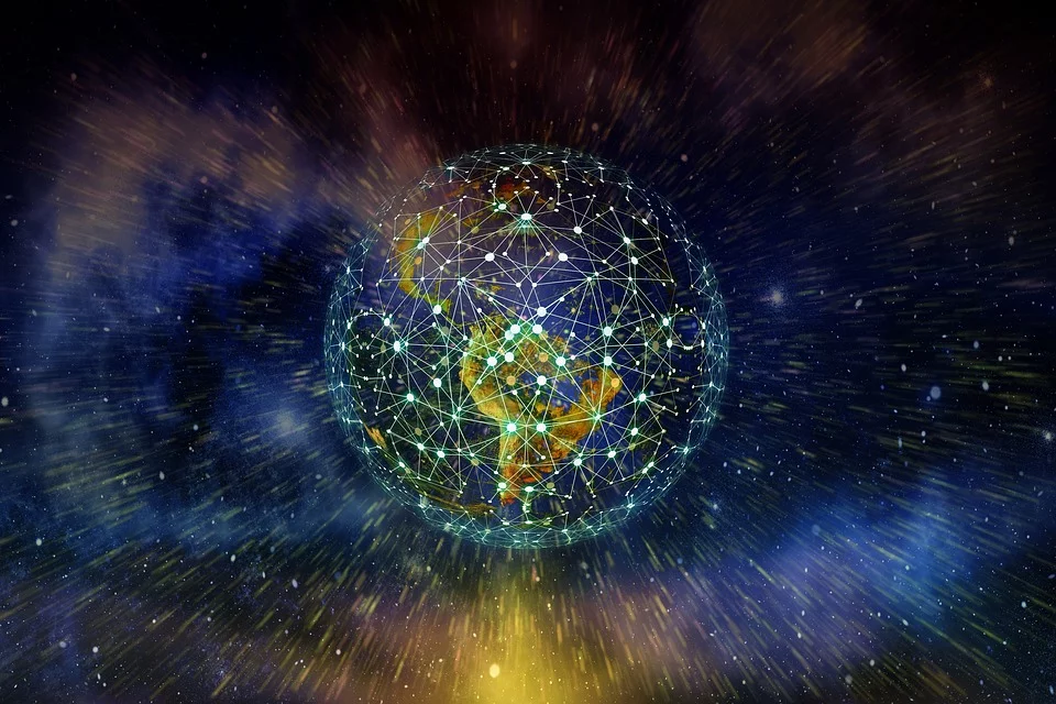 Mundo inteconectado por redes tecnológicas. | Foto: Pixabay