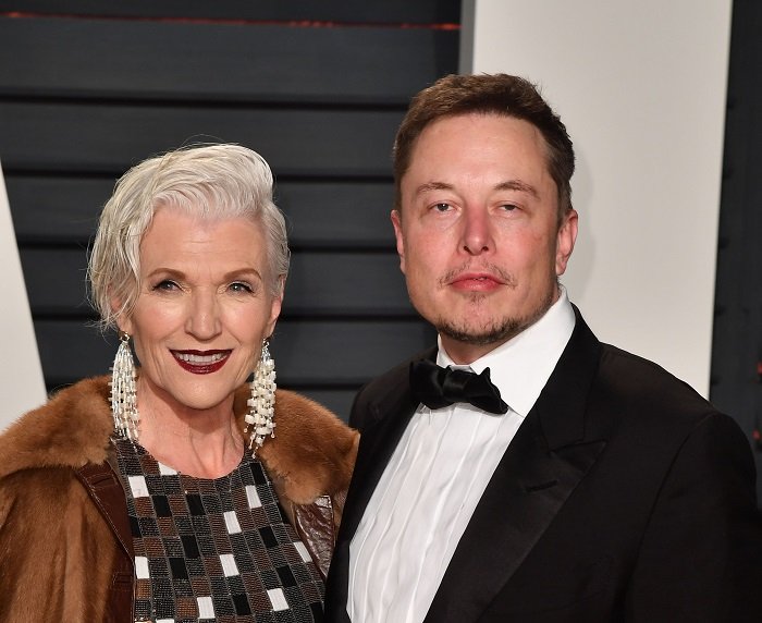 Maye y Elon Musk en el Wallis Annenberg Center el 26 de febrero de 2017 en Beverly Hills, California | Fuente: Getty Images